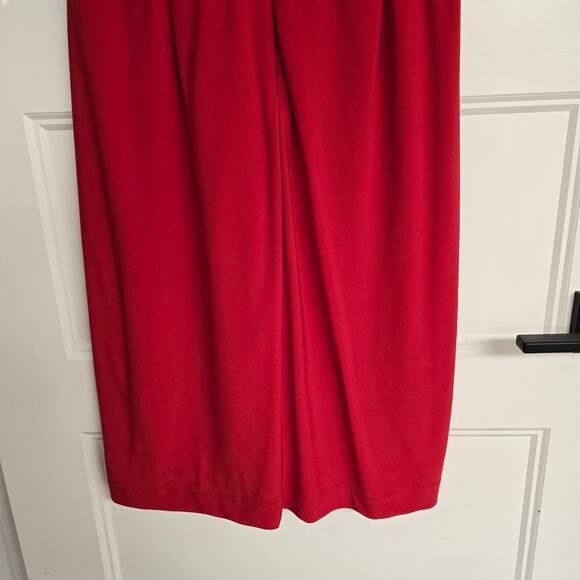 NEW NWT Women's Andre Oliver Red Off the Shoulder Party Cocktail Dress | Size 10 - Picture 8 of 11